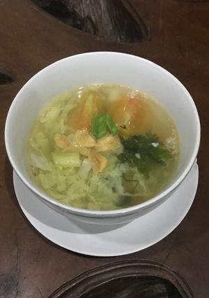 Foto resep Sup Kubis Iris Iris