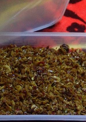 Foto resep Udang Rebon Pedas Manis