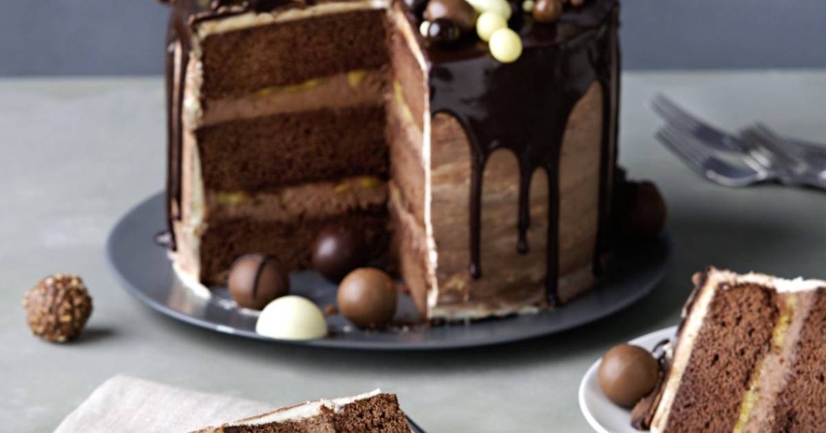 Chocolate dripping cake (Tarta de goteo) - Cookidoo® – resmi Thermomix®  tarif platformu