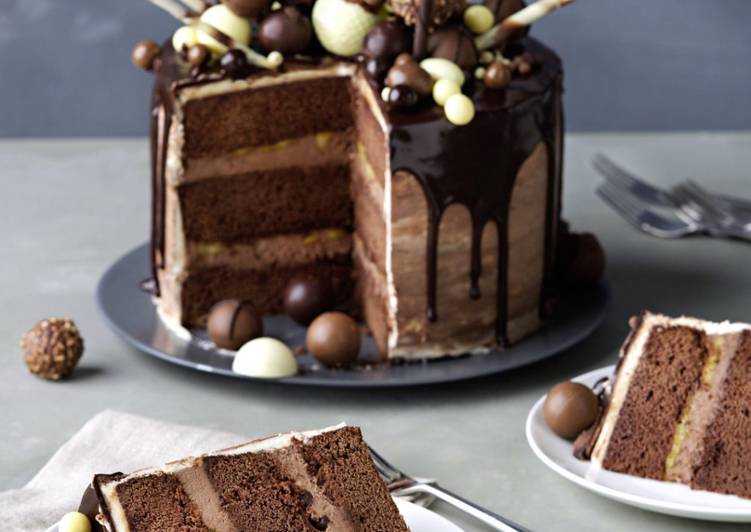 Thermomix Chocolate Dripping Cake