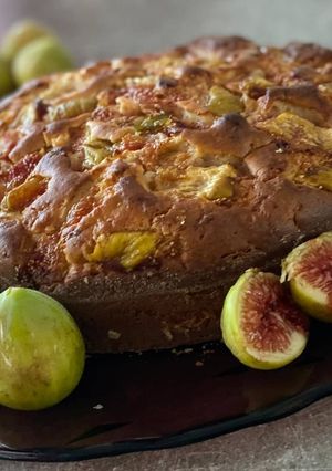 Foto di Torta allo yogurt e fichi freschi