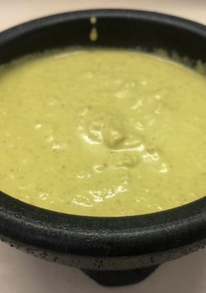 Una foto de Guacamole falso a la Sonorense