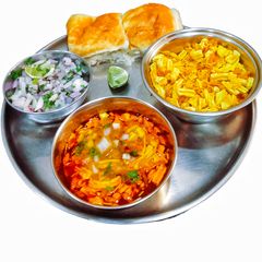A picture of Street Style Misal Pav.