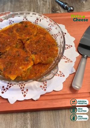 Foto de Parmegiana de Beringela com Queijos Vegetais NatuCheese