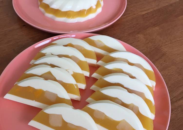 Langkah Mudah untuk Menyiapkan Orange Creamy Pudding yang pingin nambah