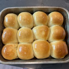A picture of Best ever soft fluffy dinner rolls. WOOOOOWEEE (can make as slider buns too 😂❤️).