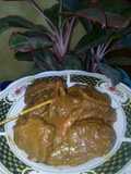 Rendang daging, kentang ala mamake