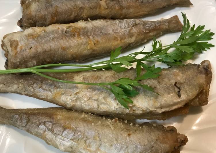 Bacaladitos frescos fritos