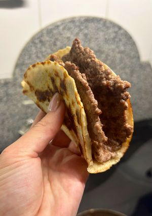 Una foto de Tacos de hamburguesa 🌮
