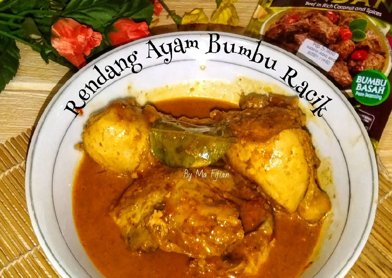 Rendang Ayam Bumbu Racik