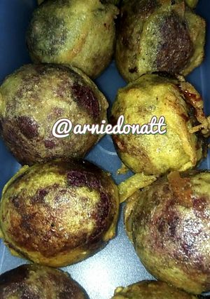 Foto resep Resep BOLA UBI/ BINYOLOS UBI UNGU (kue khas manado)