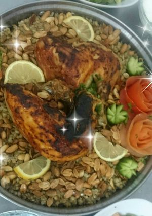 صورة لوصفة فريكه دجاج😍