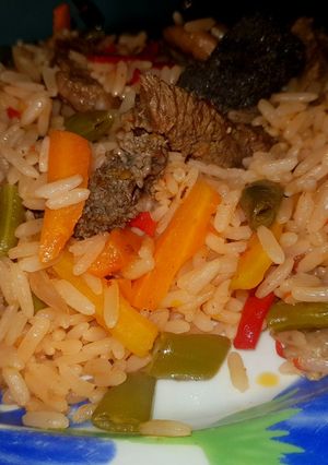 A picture of #Jollof rice contest#.