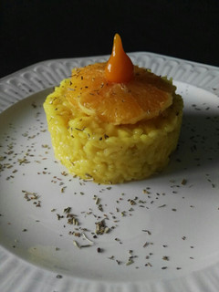 Una foto de Arroz a la naranja
