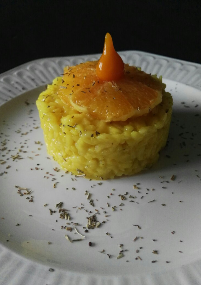 Una foto de Arroz a la naranja