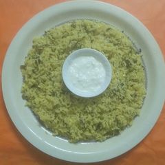 Methi rice A picture of Methi rice.