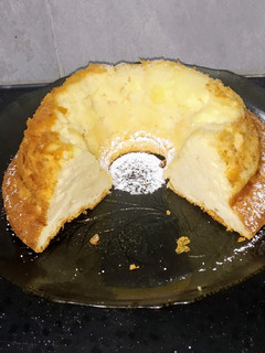 Una foto de Budín de yogur griego