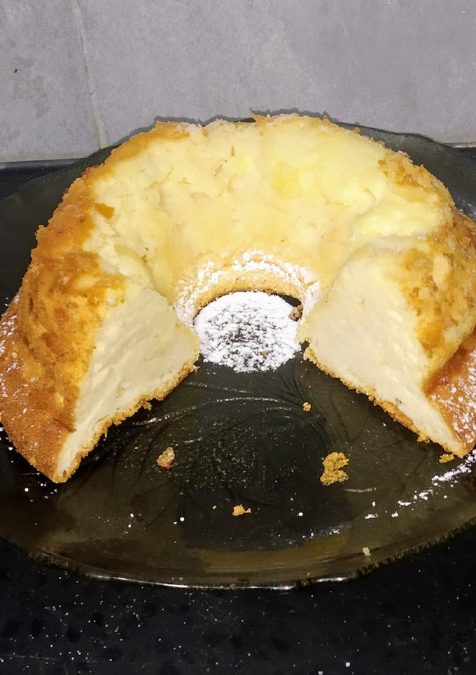Una foto de Budín de yogur griego