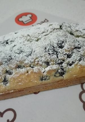 Una foto de Budín de arándanos