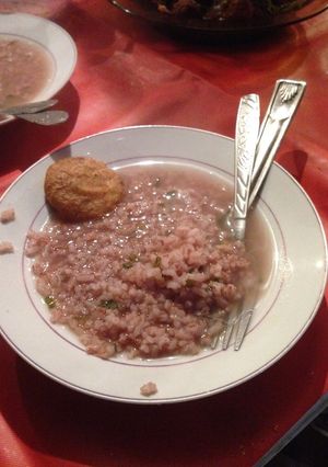 A picture of Vary sosoa (Rice porridge).
