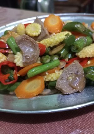 Foto resep Tumis Jagung Putren Buncis Wortel