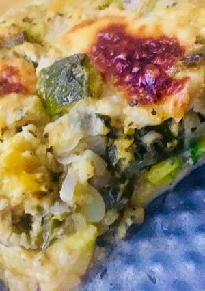 Una foto de TARTA DE ZAPALLITOS VERDES🙌🏼🤩