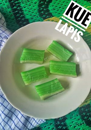 Foto resep Kue Lapis Pandan