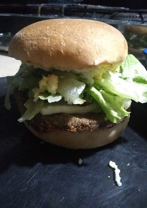 Una foto de Hamburguesas de lentejas 🤟🏼