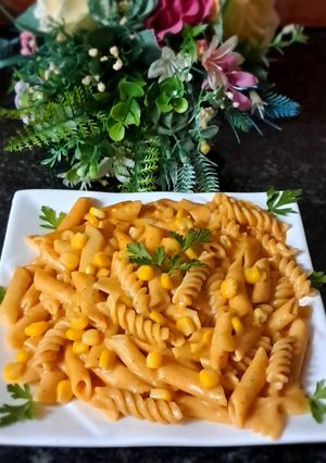 صورة لوصفة معكرونه روزي 🍝