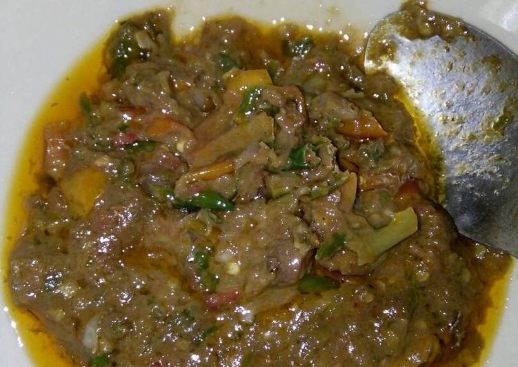 Cara Gampang Menyiapkan Sambel trasi daun jeruk, Sempurna