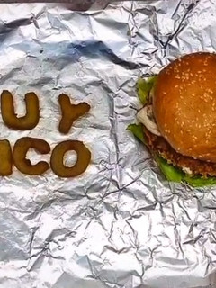 Una foto de Hamburguesa SÚPER CRUJIENTE
