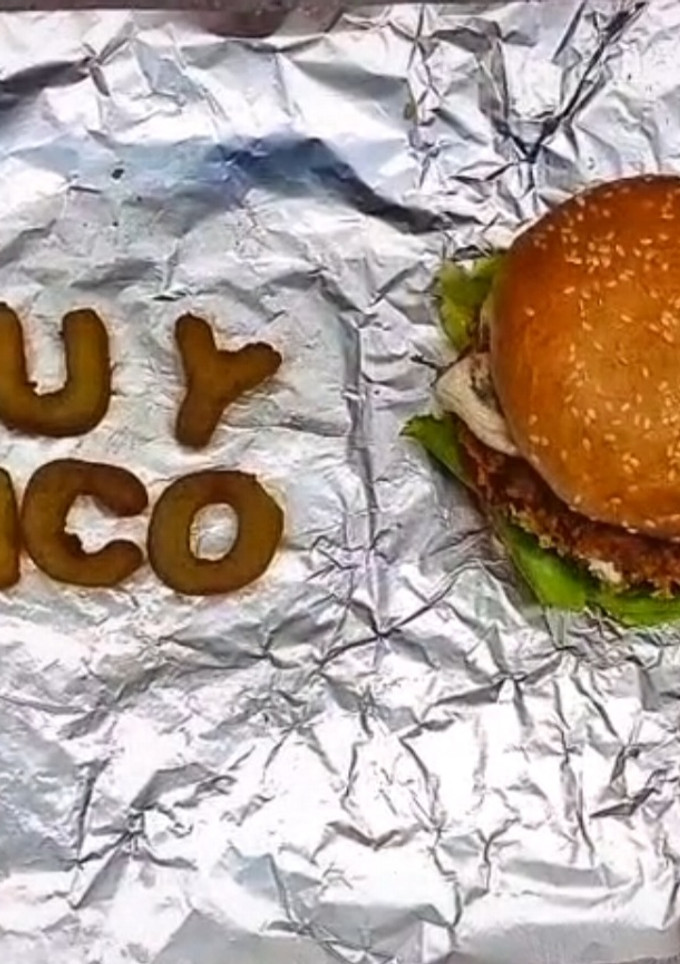 Una foto de Hamburguesa SÚPER CRUJIENTE