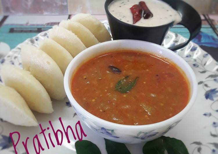 Easiest Way to Prepare Perfect Idli Sambhar