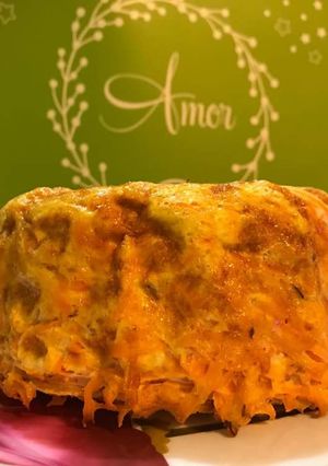 Una foto de Budín de zanahoria
