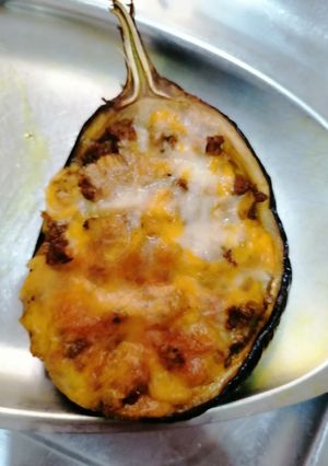 عکسی از دستور بادمجان شکم پر (گارنی یاریخ)
