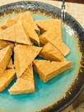 Crispy Fried Tofu with Garlicky Soy Sauce & Chili Sweet and Sour Sauce