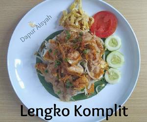 Siap Saji Lengko komplit Ala Warteg