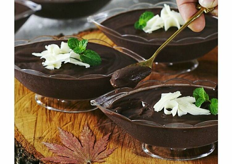 Cara Membuat Choco Mousse Pudding Yang Renyah