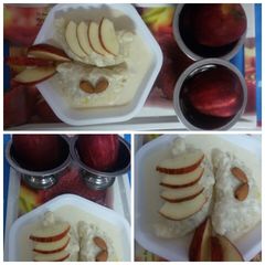 A picture of Apple dhudh pitha or dhudh puli.