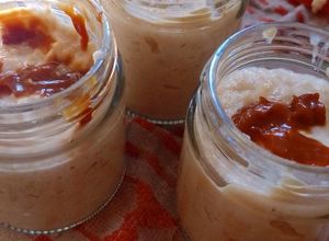 Una foto de Postrecito de Avena, banana y Dulce de Leche