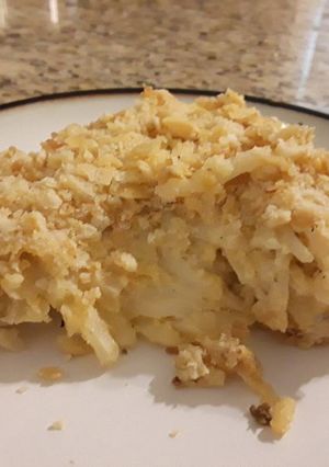 A picture of Cheesy Au Gratin Hash Browns.