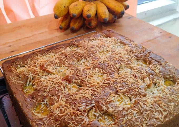 Banana cake (panggang) super lembut