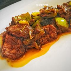 A picture of Spicy Espresso Chicken.