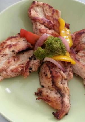 Una foto de Pechugas de pollo a la plancha