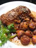 ไก่ตุ๋น มิโซะเม็ดขนุน Miso Chicken Stew Jackfruit Seeds