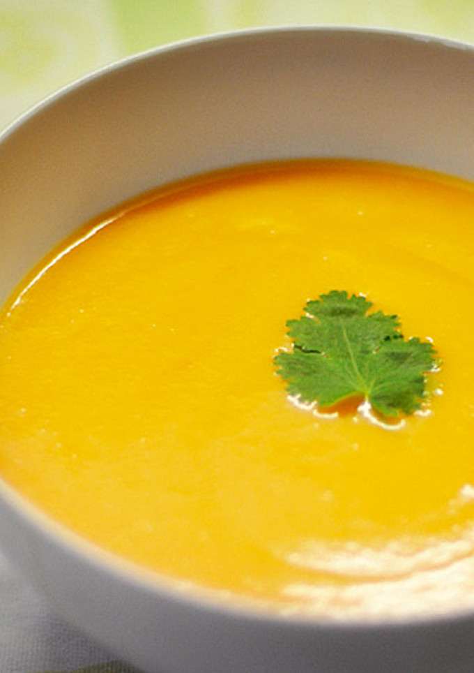 Una foto de Crema de calabaza light