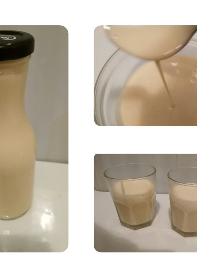 Una foto de Leche evaporada casera y cremosa