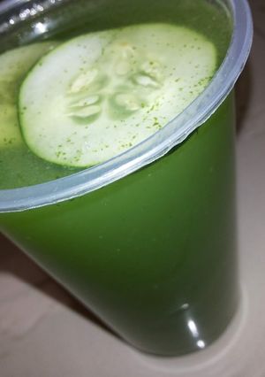 A picture of Mint cucumber lemonade.