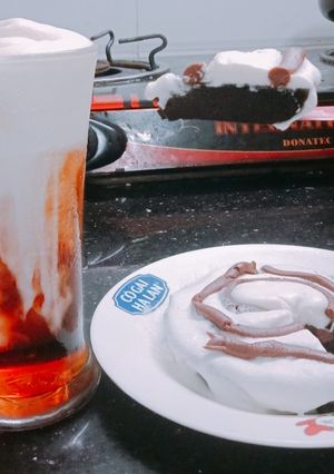 Hình của món Hồng trà kem muối.