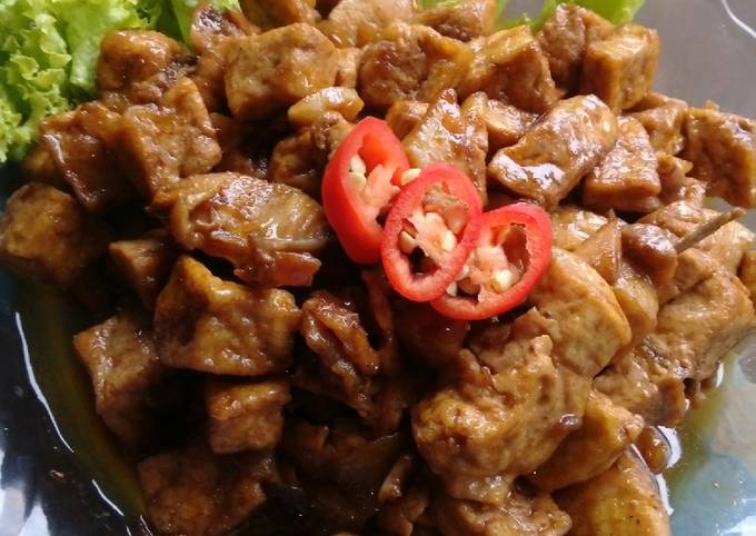 Resep Tahu ayam kecap Anti Gagal